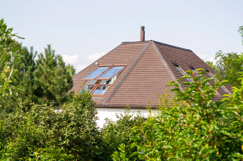 Dachöffnung mit Klapp-Schwing Fenster