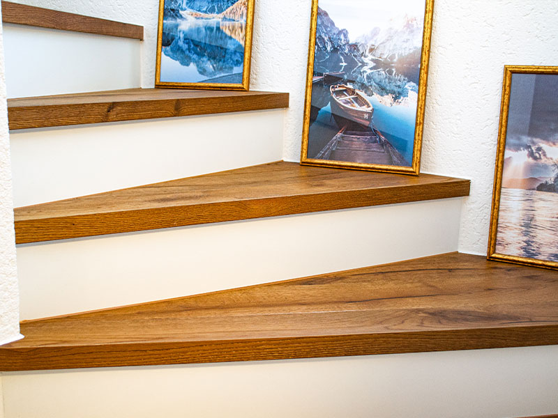 Treppe aus Parkett von SBB Schäfer