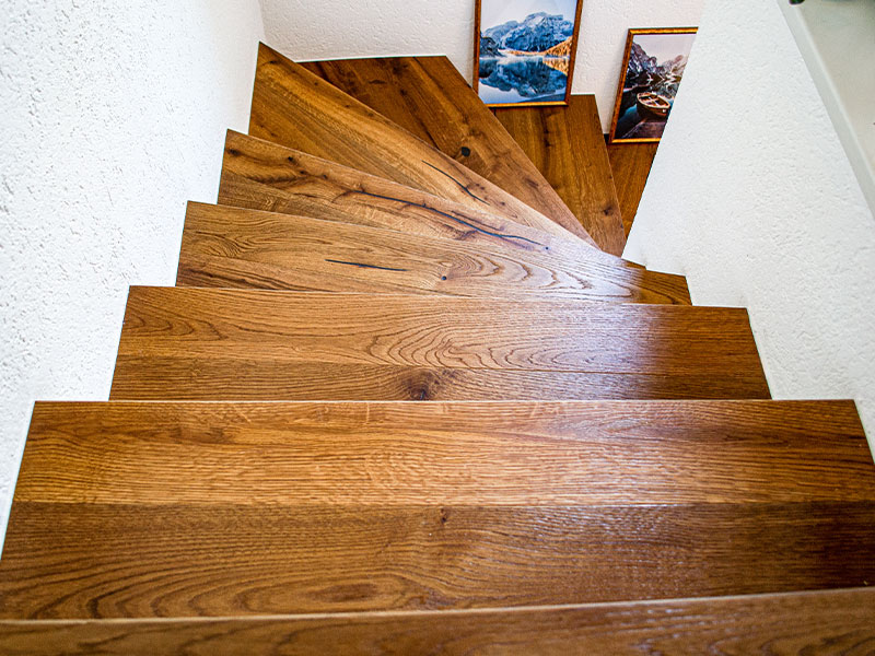 Treppe aus Parkett von SBB Schäfer