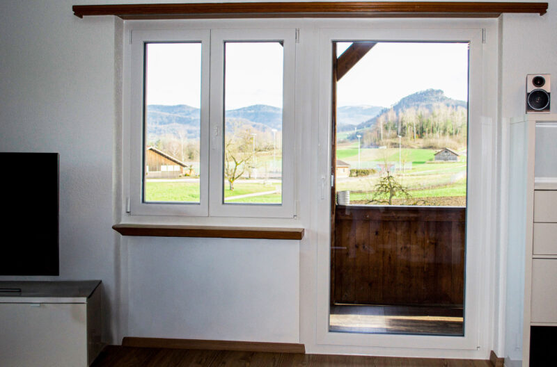 Kunststoff-Balkontür