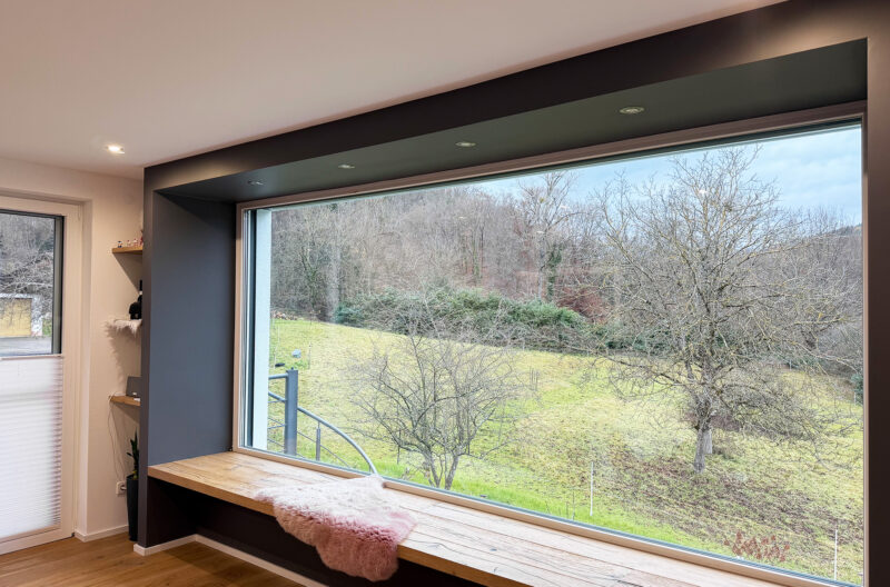 Maßgefertigtes Sitzfenster