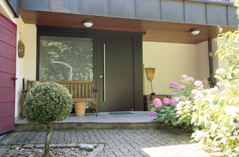 Holz-Aluminium-Haustür